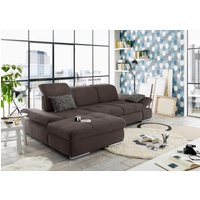 set one by Musterring Ecksofa "SO4100 V", mit verstellbaren Kopfteilen, wahlweise mit Funktionen, Cord-Bezug von Set One By Musterring