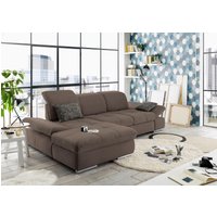set one by Musterring Ecksofa "SO4100 V", mit verstellbaren Kopfteilen, wahlweise mit Funktionen, Cord-Bezug von Set One By Musterring