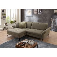 set one by Musterring Ecksofa "SO 4400 V", wahlweise mit motorischer Bettfunktion & Kopfverstellung, Fuß schwarz von Set One By Musterring