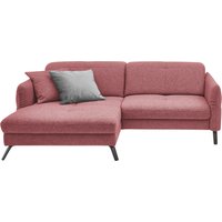 set one by Musterring Ecksofa "SO 4400 V", wahlweise mit motorischer Bettfunktion & Kopfverstellung, Fuß schwarz von Set One By Musterring