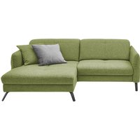 set one by Musterring Ecksofa "SO 4400 V", wahlweise mit motorischer Bettfunktion & Kopfverstellung, Fuß schwarz von Set One By Musterring