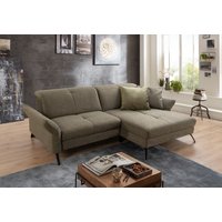 set one by Musterring Ecksofa "SO 4400 V", wahlweise mit motorischer Bettfunktion & Kopfverstellung, Fuß schwarz von Set One By Musterring