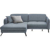 set one by Musterring Ecksofa "SO 4400 V", wahlweise mit motorischer Bettfunktion & Kopfverstellung, Fuß schwarz von Set One By Musterring