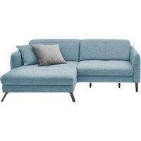 set one by Musterring Ecksofa "SO 4400 V", wahlweise mit motorischer Bettfunktion & Kopfverstellung, Fuß schwarz von Set One By Musterring
