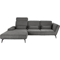 set one by Musterring Ecksofa "SO 4500, Füße schwarz matt, inkl Schwenkrückenfunktion, Cord, L-Form", wahlweise mit Kopfstütze/Armteilverstellung/Rückenneigung von Set One By Musterring