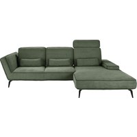 set one by Musterring Ecksofa "SO 4500, Füße schwarz matt, inkl Schwenkrückenfunktion, Cord, L-Form", wahlweise mit Kopfstütze/Armteilverstellung/Rückenneigung von Set One By Musterring