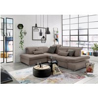 set one by Musterring Ecksofa "SO 4100 mit komfortablen Federkern und Kopfteilverstellung,", wahlweise mit Bettfunktion und Sitztiefenverstellung, L-Form von Set One By Musterring