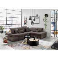 set one by Musterring Ecksofa "SO 4100 mit komfortablen Federkern und Kopfteilverstellung,", wahlweise mit Bettfunktion und Sitztiefenverstellung, L-Form von Set One By Musterring