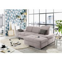 set one by Musterring Ecksofa "SO4100 V", mit verstellbaren Kopfteilen, wahlweise mit Funktionen, Cord-Bezug von Set One By Musterring