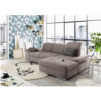 set one by Musterring Ecksofa "SO4100 V", mit verstellbaren Kopfteilen, wahlweise mit Funktionen, Cord-Bezug von Set One By Musterring