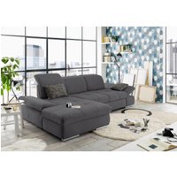 set one by Musterring Ecksofa "SO4100 V", mit verstellbaren Kopfteilen, wahlweise mit Funktionen, Cord-Bezug von Set One By Musterring