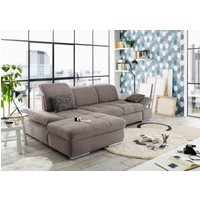 set one by Musterring Ecksofa "SO4100 V" mit verstellbaren Kopfteilen, wahlweise mit Funktionen, Cord-Bezug von Set One By Musterring
