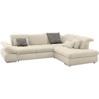 set one by Musterring Ecksofa "SO 4100 mit komfortablen Federkern und Kopfteilverstellung,", wahlweise mit Bettfunktion und Sitztiefenverstellung, L-Form von Set One By Musterring