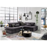 set one by Musterring Ecksofa "SO 4100 mit komfortablen Federkern und Kopfteilverstellung,", wahlweise mit Bettfunktion und Sitztiefenverstellung, L-Form von Set One By Musterring