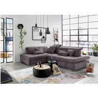 set one by Musterring Ecksofa "SO 4100 mit komfortablen Federkern und Kopfteilverstellung,", wahlweise mit Bettfunktion und Sitztiefenverstellung, L-Form von Set One By Musterring