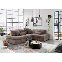 set one by Musterring Ecksofa "SO 4100 mit komfortablen Federkern und Kopfteilverstellung,", wahlweise mit Bettfunktion und Sitztiefenverstellung, L-Form von Set One By Musterring