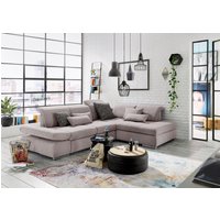 set one by Musterring Ecksofa "SO 4100 mit komfortablen Federkern und Kopfteilverstellung," wahlweise mit Bettfunktion und Sitztiefenverstellung, L-Form von Set One By Musterring