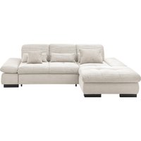 set one by Musterring Ecksofa "SO4100 V", mit verstellbaren Kopfteilen, wahlweise mit Funktionen, Cord-Bezug von Set One By Musterring