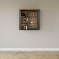 set one by Musterring Hängeschrank "York" Typ 21, mit Glastür, offene Fächer, Beleuchtung optional, B 105 cm set one by Musterring Hängeschrank "York" Typ 21, mit Glastür, offene Fächer, Beleuchtung optional, B 105 cm von Set One By Musterring