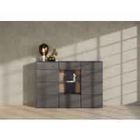 set one by Musterring Highboard "TACOMA", Typ 52, Breite 180 cm, mit getönter Glastür von Set One By Musterring