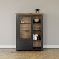 set one by Musterring Highboard "York", Typ 13 und 14, mit Glastür und Schubkasten, 3 Farbvarianten, B 105 cm von Set One By Musterring