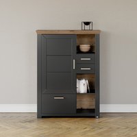 set one by Musterring Highboard "York", Typ 25 und 26, in 3 Farbvarianten, Beleuchtung optional, Breite 105 cm von Set One By Musterring