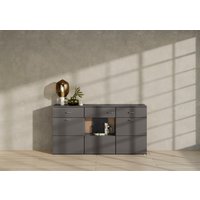 set one by Musterring Sideboard "TACOMA", Typ 53, Breite 180 cm, mit getönter Glastür von Set One By Musterring