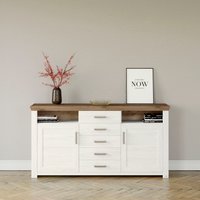 set one by Musterring Sideboard "York", Typ 55, mit viel Stauraum, im Landhaus-Stil, B 184 x H 95 cm von Set One By Musterring