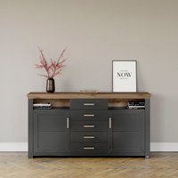 set one by Musterring Sideboard "York", Typ 55, mit viel Stauraum, im Landhaus-Stil, B 184 x H 95 cm von Set One By Musterring