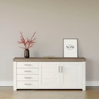 set one by Musterring Sideboard "York", Typ 51, mit viel Stauraum, Bügelgriff silber, B 184 x H 79 cm von Set One By Musterring