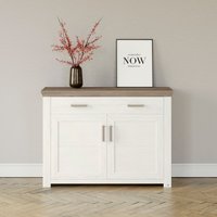 set one by Musterring Sideboard "York", Typ 53, in 3 Farbvarianten erhältlich, Landhausstil, Maße 129 x 95 cm von Set One By Musterring