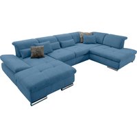 set one by Musterring Wohnlandschaft "SO 4100 komfortable Federkernunterfederung, inkl. Kopfteilverstellung", wahlweise Bettfunktion und Sitztiefenverstellung, U-Form von Set One By Musterring