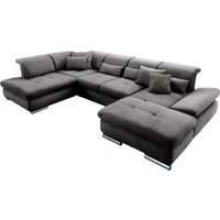set one by Musterring Wohnlandschaft "SO 4100 komfortable Federkernunterfederung, inkl. Kopfteilverstellung", wahlweise Bettfunktion und Sitztiefenverstellung, U-Form von Set One By Musterring