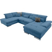 set one by Musterring Wohnlandschaft "SO 4100 komfortable Federkernunterfederung, inkl. Kopfteilverstellung", wahlweise Bettfunktion und Sitztiefenverstellung, U-Form von Set One By Musterring