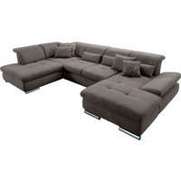 set one by Musterring Wohnlandschaft "SO 4100 komfortable Federkernunterfederung, inkl. Kopfteilverstellung", wahlweise Bettfunktion und Sitztiefenverstellung, U-Form von Set One By Musterring