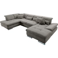 set one by Musterring Wohnlandschaft "SO 4100 komfortable Federkernunterfederung, inkl. Kopfteilverstellung", wahlweise Bettfunktion und Sitztiefenverstellung, U-Form von Set One By Musterring