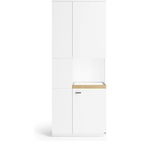 Set One Lancaster TYP 03 Vitrine zerlegt Weiss/Eiche Artisan von Set One by Musterring