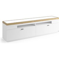 Set One Lancaster TYP 34 Lowboard zerlegt Weiss/Eiche Artisan von Set One by Musterring