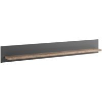 Set One Lancaster TYP 41 Wandboard zerlegt Grau Antrazit/Eiche Ribbeck Cognac von Set One by Musterring
