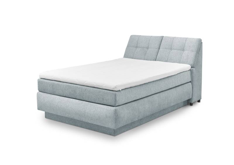 Set One by Musterring Boxspringbett FAIRFIELD ca. 140x200cm in Stoff Glow ice blue von Set One by Musterring