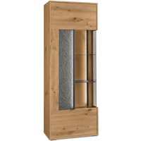 Set one by Musterring Highboard/Vitrine links DELTONA, Holznachbildung von Set one by Musterring