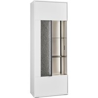 Set one by Musterring Highboard/Vitrine links DELTONA, Holznachbildung von Set one by Musterring