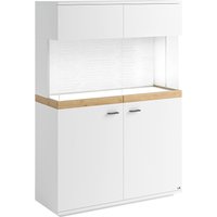 Set one by Musterring Highboard SET ONE LANCASTER, Holznachbildung von Set one by Musterring