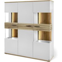 Set one by Musterring Highboard SET ONE QUINCY, Holznachbildung von Set one by Musterring