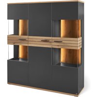 Set one by Musterring Highboard SET ONE QUINCY, Holznachbildung von Set one by Musterring