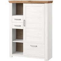 Set one by Musterring Highboard SET ONE YORK, Holznachbildung von Set one by Musterring