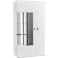 Set one by Musterring Vitrine breit links DELTONA, Holznachbildung von Set one by Musterring
