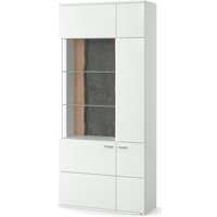 Set one by Musterring Vitrine li. TACOMA, Holznachbildung von Set one by Musterring