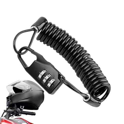 Helmschloss, Motorradhelmschloss, Motorrad Fahrräder Schloss, Tragbares Passwortschloss, Code Kombination Helmschloss, für Motorrad Roller Motorrad Helmschloss, Motorradhelmschloss, Motorrad Fahrräder Schloss, Tragbares Passwortschloss, Code Kombination Helmschloss, für Motorrad Roller Motorrad von Setauoo