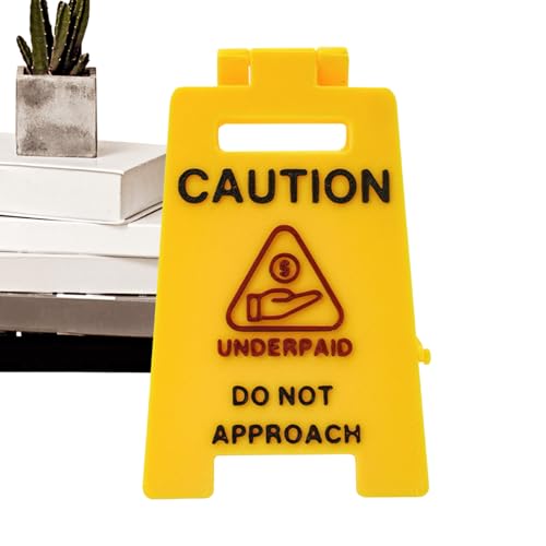 Mini-Warnschild mit Aufschrift "Caution Overstimulated Desk Sign", lustiges Büro-Schreibtischschild, lustiges Schild mit Aufschrift "Caution Overstimulated Desk Sign", für Kollegen Teammate Mini-Warnschild mit Aufschrift "Caution Overstimulated Desk Sign", lustiges Büro-Schreibtischschild, lustiges Schild mit Aufschrift "Caution Overstimulated Desk Sign", für Kollegen Teammate von Setauoo